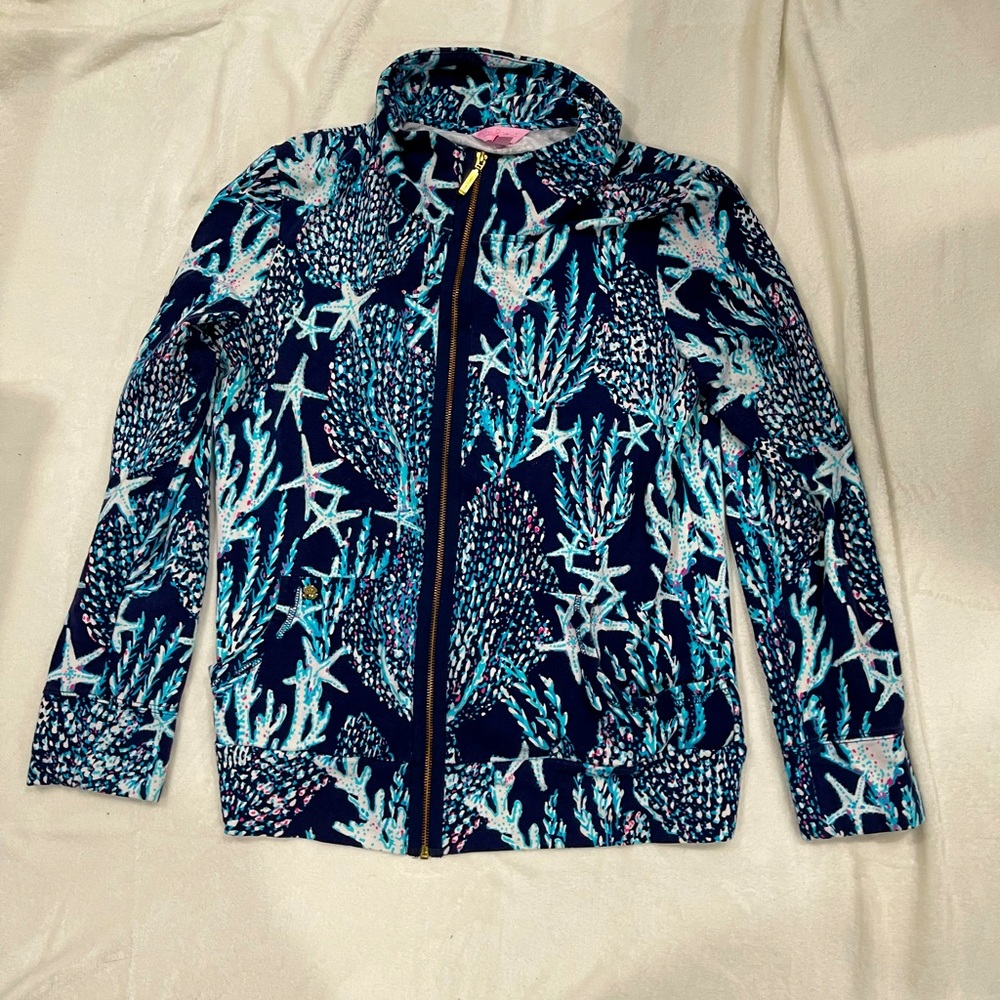 Lilly Pulitzer jacket in navy - size xl